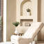 Lazy Chair For Reading,, Chambre à coucher, Dortoir, Ajustable, Fauteuil inclinable réglable blanc, Chaise de balcon de style japonais, 4-Seeds,