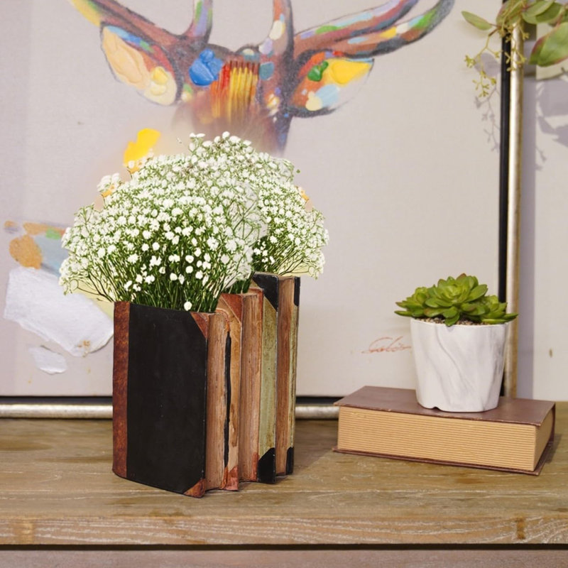 Book Shaped Vase