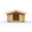 Tiger Deluxe Dog Cabin | 28mm Log Cabin