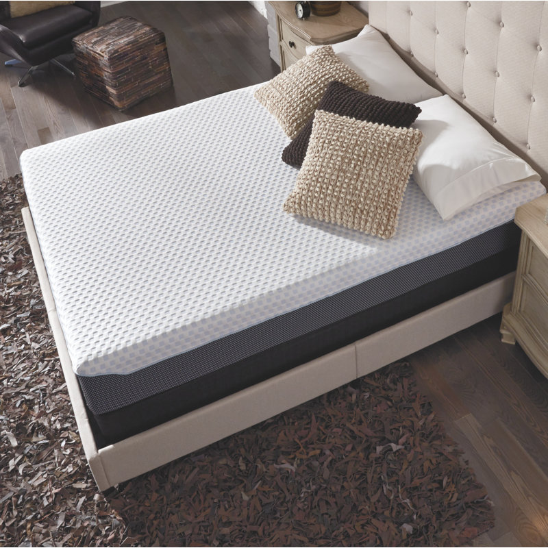 King Size White Adjustable Gel Memory Foam Mattress