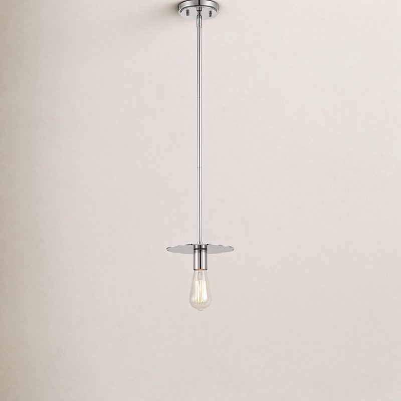 Thane 1 - Light Single Pendant, Polished Nickel
