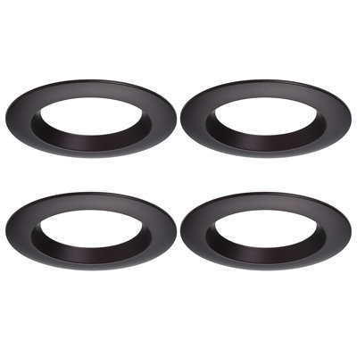 Bague de finition interchangeable de 10 cm (4 po), pour luminaire encastré Torchstar, carrée, bronze huilé