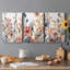 Ocean Chorus II - ensemble de 3 peintures sur toile tendue-996105452