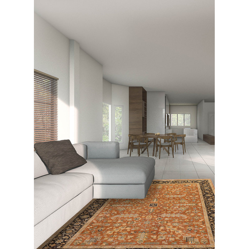 Tapis cuivre Jamshidpour 8 pi 11 po x 11 pi 10 po