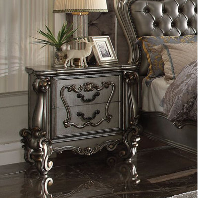 Bersally 35'' W Solid Wood Nightstand