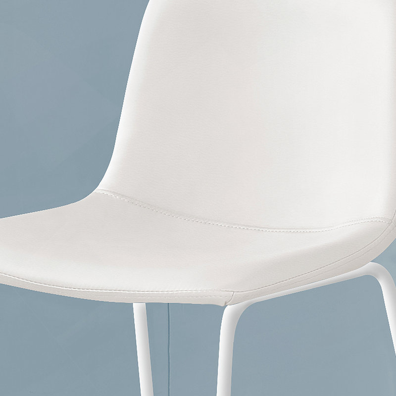 Chaise de bureau, hauteur de bar, debout, bureau d'ordinateur, travail, aspect cuir, métal, contemporain, moderne