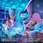 Projecteur océan pour chambre avec télécommande – Lampe de douche DEL 18 couleurs à éclairage d'ambiance, veilleuse à intensité variable, projecteur d'aurores boréales pour salle de bain, décoration esthétique pour chambre, cadeau pour adolescentes