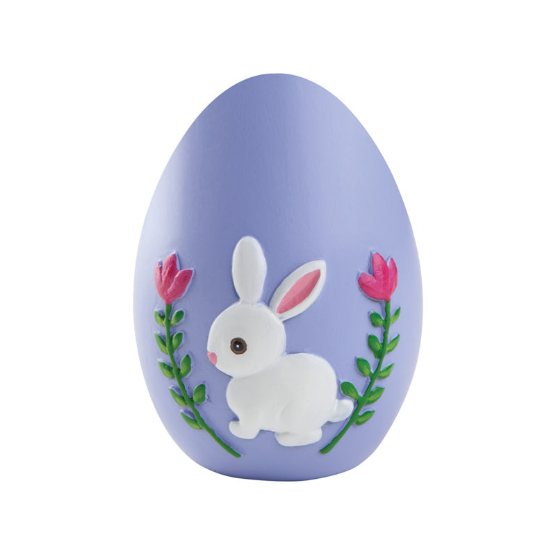 Oeuf de pâques personnalisé en résine, Vert, Oui