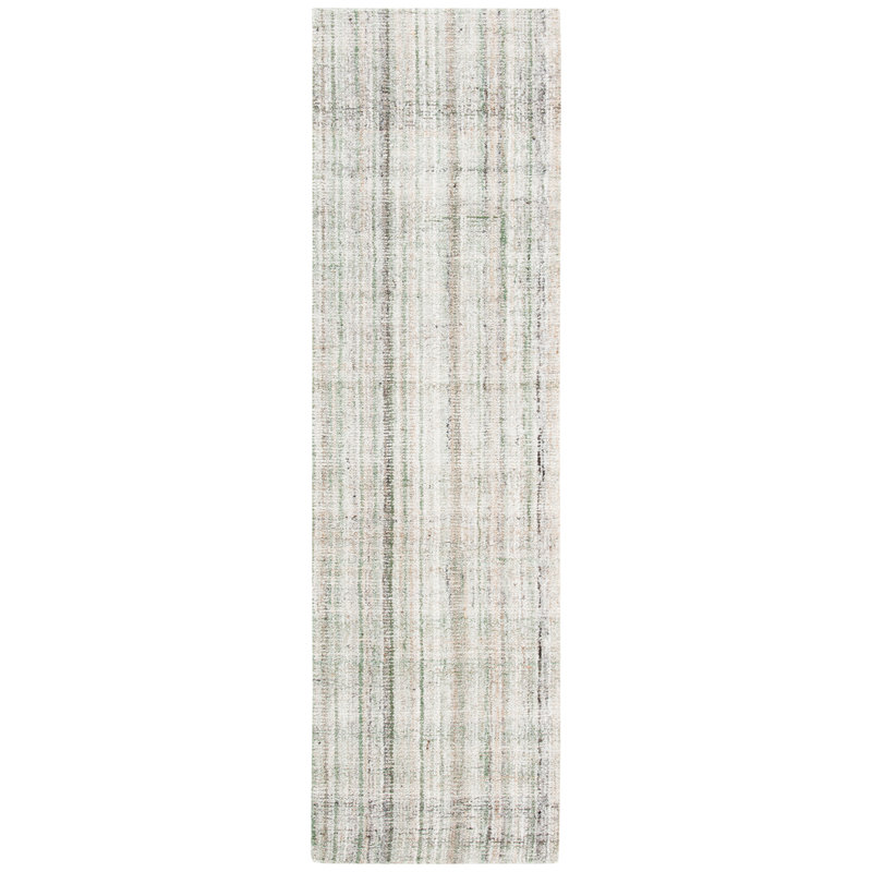 Abstract Hand Tufted Performance Rug, Runner 2'3" x 12'