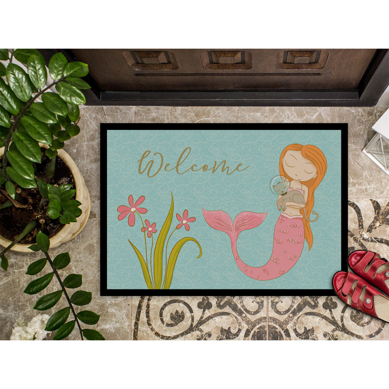 Non-Slip Outdoor Doormat, Rectangle 18" x 27"