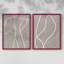 Série ABSTRACT DLxxxi - reproduction encadrée de qualité supérieure - prête à être accrochée - aucun clou requis - aucun clou requis-108030885-108030884