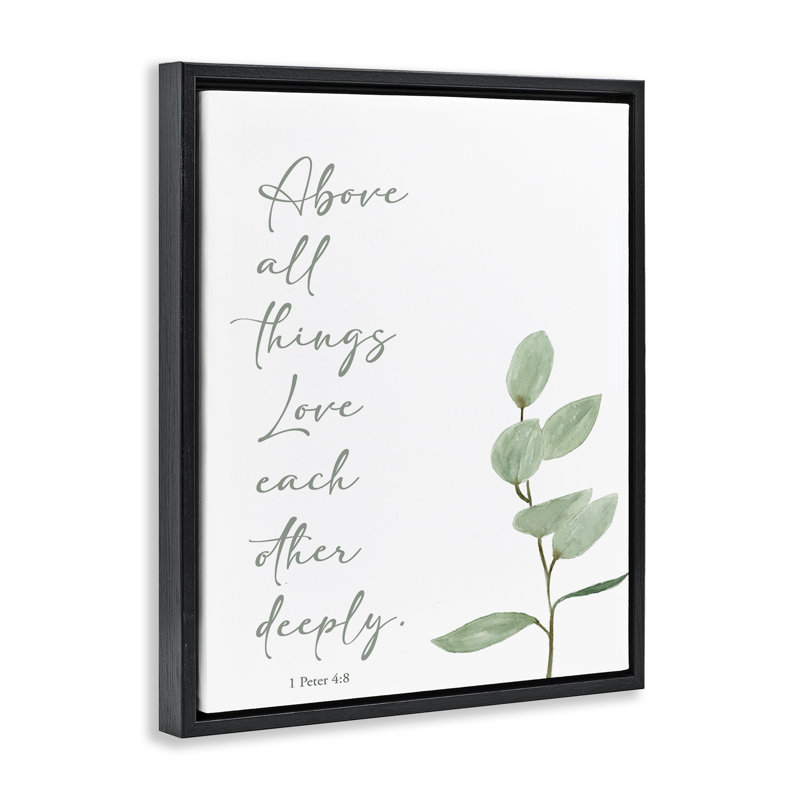 Cadre flottant profond Love Love, design par Lucille Price, H 31 po x l 25 po, Cadre flottant noir de jais