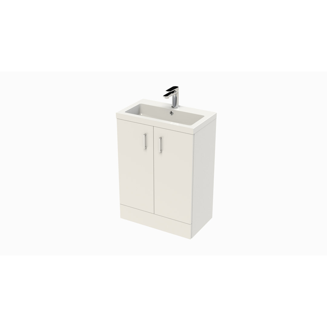 60cm Single Bathroom Vanity Base Only