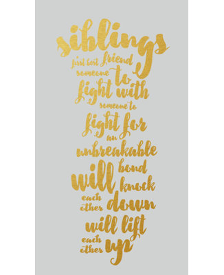 Adhésif décoratif fratrie