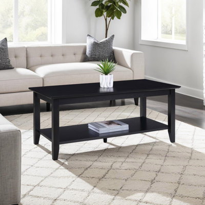Winston American Heritage Rectangle Coffee Table with Shelf
