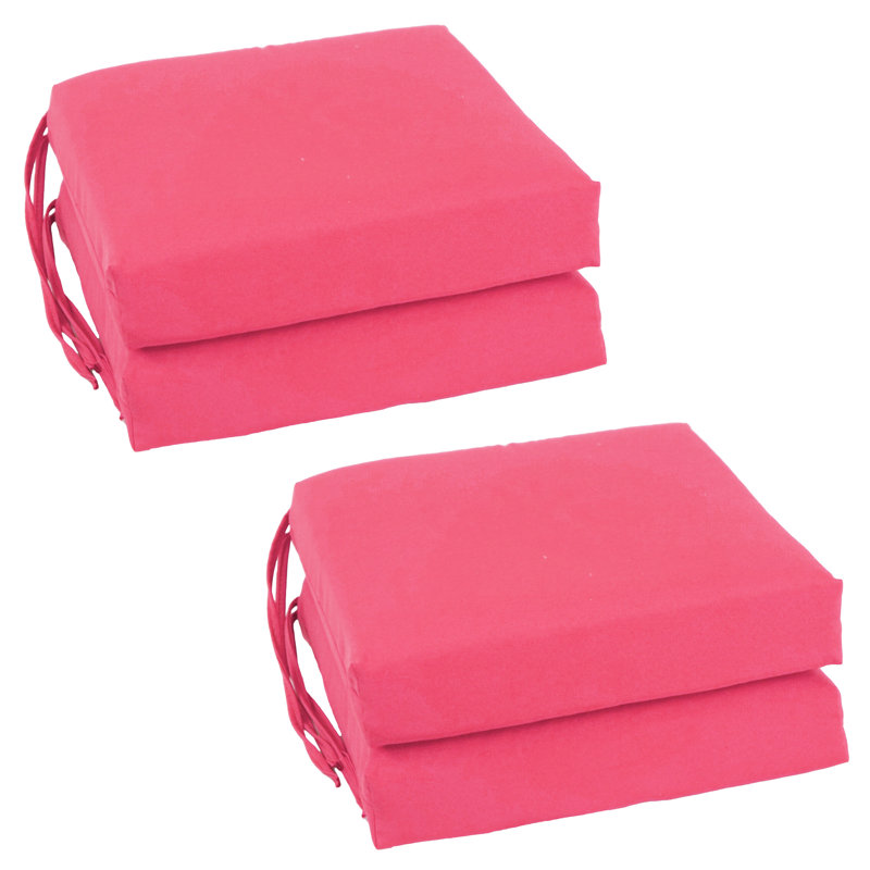 Outdoor 3'' Seat Cushion, Bery Berry