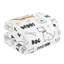 Ensemble de couvre-lit blanc réversible White Dog Prints-112751394