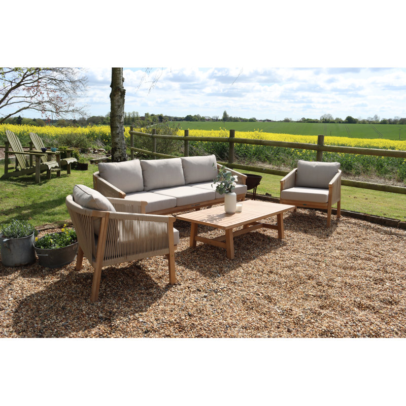 Roma 5 Seater Rope Triple Lounge Set