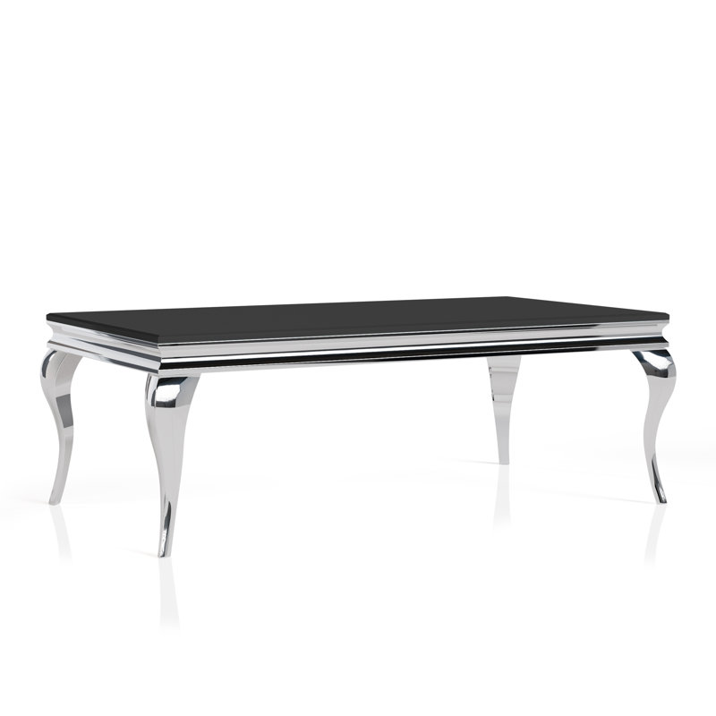 Mehseti 4 Legs Coffee Table, Noir