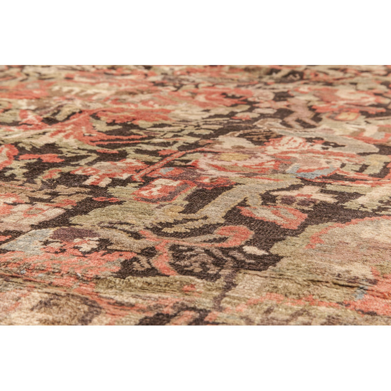 One-of-a-Kind Runner 6'10" X 13'9" Hand Knotted Area Rug