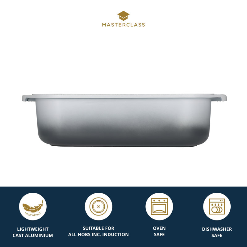 MasterClass Large Roasting Tin with Handles, Grey