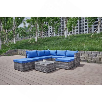 Patio Sofa With Cushions