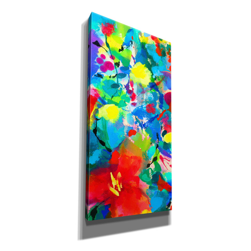 " Floral Symphony " by Wyanne, 40" H x 20" W x 1.5" D