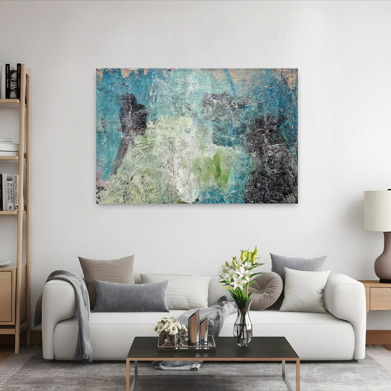 Ombre, art mural contemporain abstrait, H 40 po x l 60 po