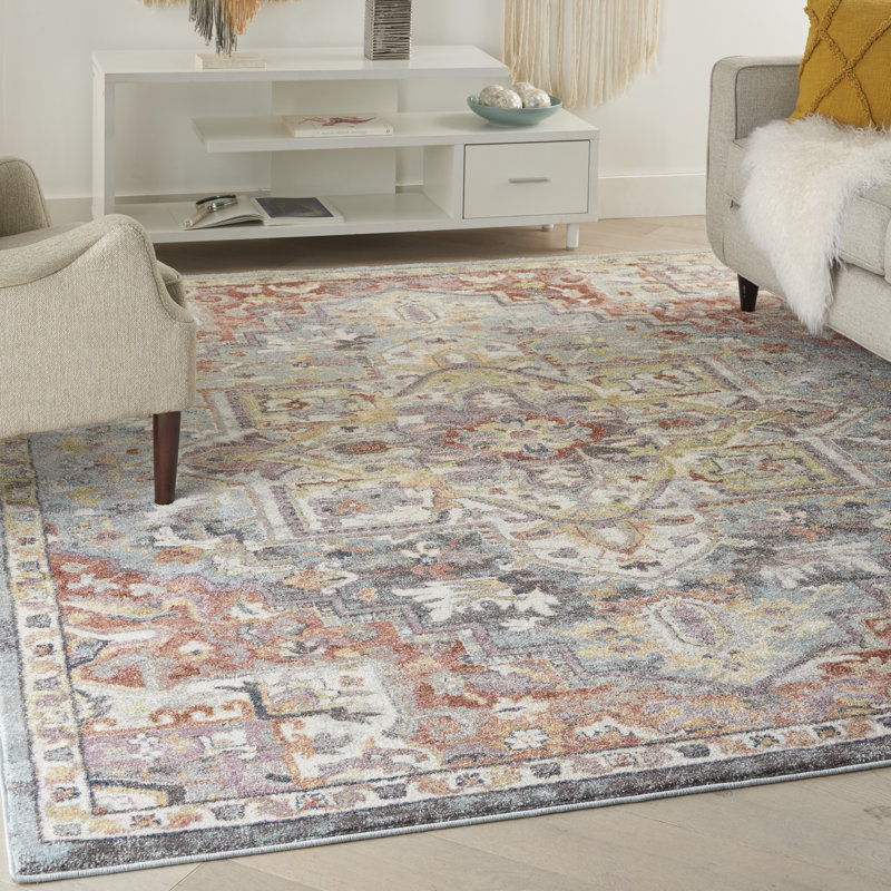 Sharilynn Oriental Indoor Rug, Rectangle 7'10" x 9'10"
