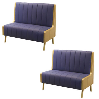 Faux Leather Upholstered Bench