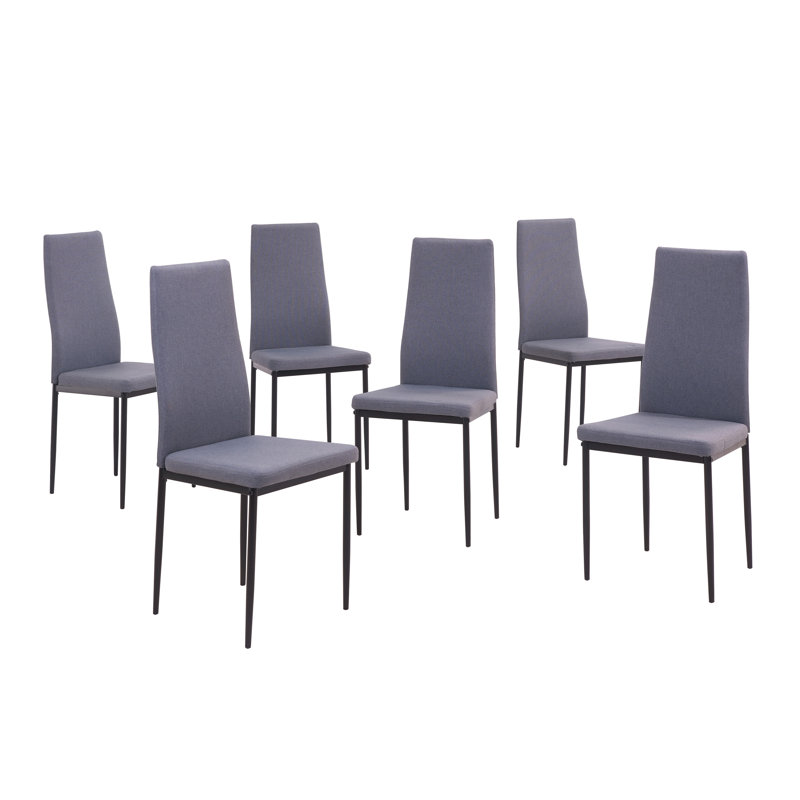 Chaise d'appoint Ailigael, Gris, 6