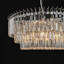 9 - Light Chandelier with Crystal Accents