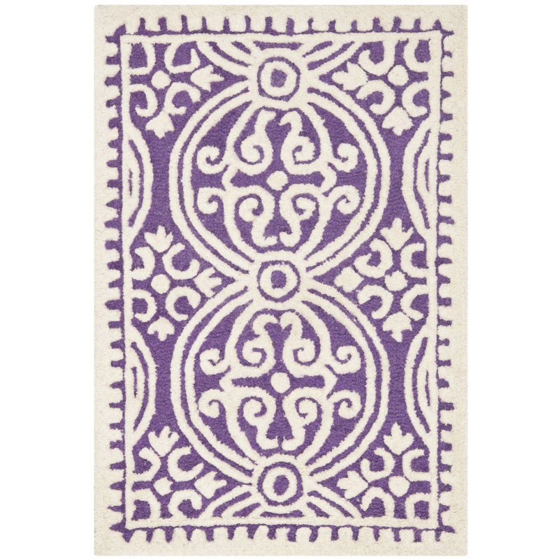 Cambridge Hand Tufted Wool Geometric Rug, Rectangle 2' x 3'