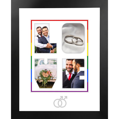 Cadre photo mariage love love Gavazova