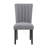 5PC DINING TABLE SET W GREY CHAIRS
