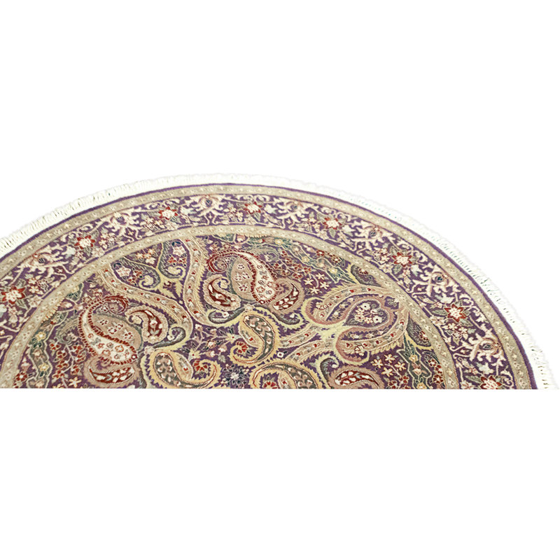 High-Quality Hand-Knotted Black Area Rug