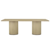 Sutter Oak Double Pedestal Dining Table