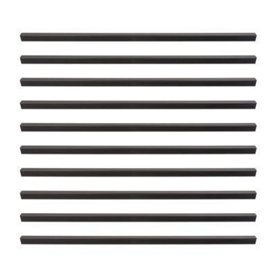 10-Pack Stair Edge Protector, Anti-Slip Aluminum Step Corner Trim Strips with Adhesive