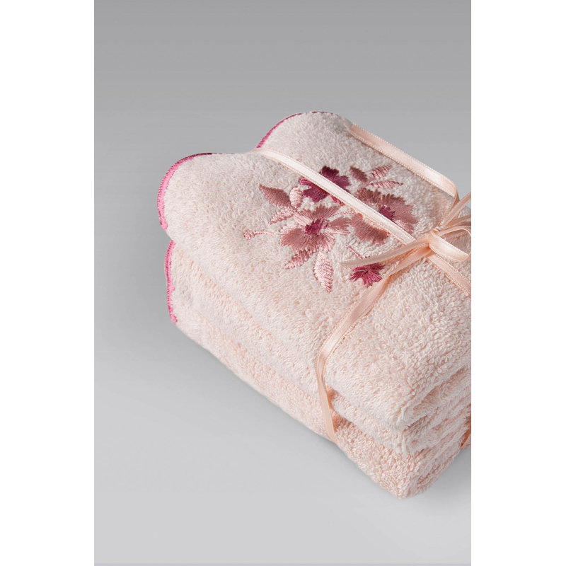 Ensemble de serviettes 100% coton 3 pièces Unger, Poudre
