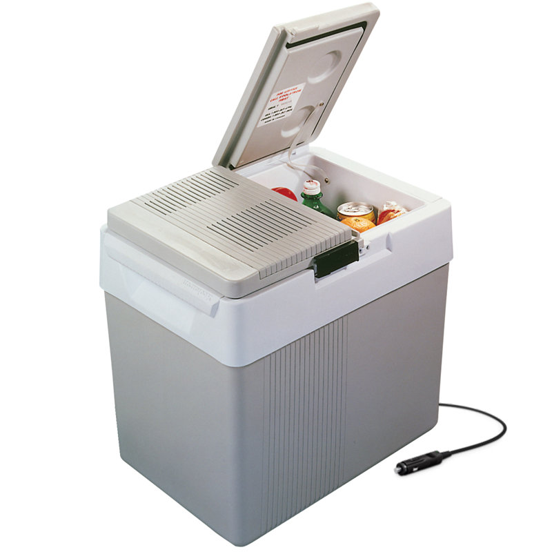 Koolatron 12V Electric Cooler/Warmer 31L (33 qt), Dual Opening, Grey