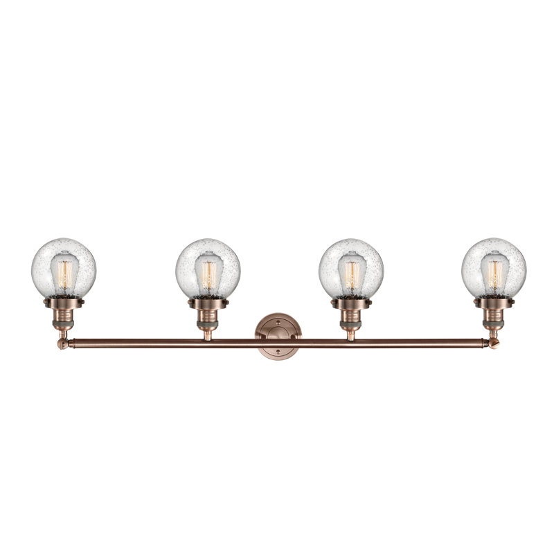 Lorri 4 - Light Vanity Light, No Bulb Included, Antique Copper