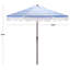 256.01cm Market Parasol-818311272