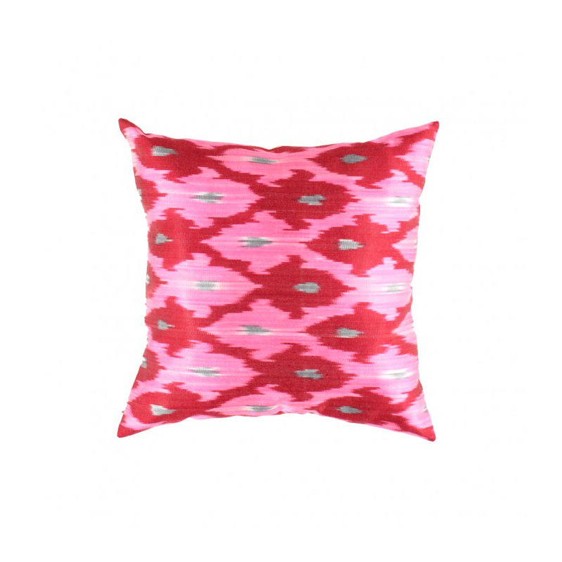 Silk Throw Square Pillow Cover & Insert