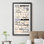 Kitchen Expressions - Reproduction d'art textuel avec cadre photo