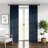 London Linen Solid Room Darkening Pinch Pleat Single Curtain Panel-53126527-53126520
