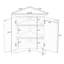 Brown Triangle Bathroom Storage Cabinet With Adjustable Shelves, Freestanding Floor Cabinet For Home Kitchen-1385391569