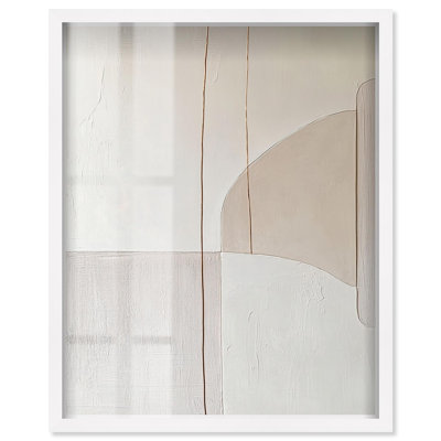 Méandre de la grâce III, impression de boîte-cadre décor minimaliste par Art Remedy