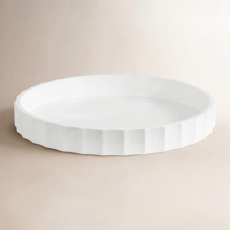 Plateau de service Montara, 1.96" H x 15.6" W x 15.6" D, White