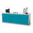 Turquoise / Matte White