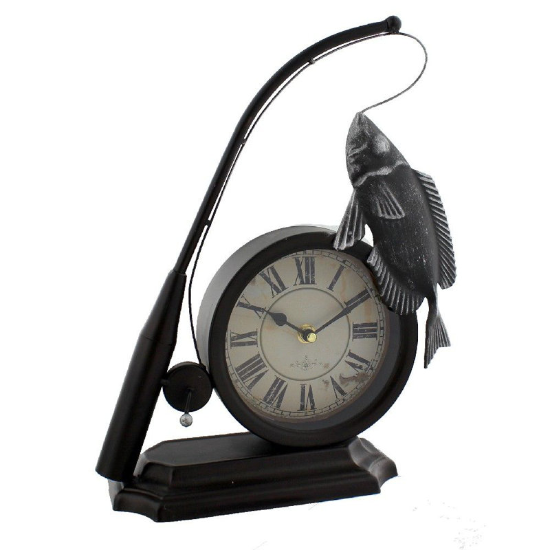 Roman Numeral Metal Quartz movement / Crystal Tabletop Clock